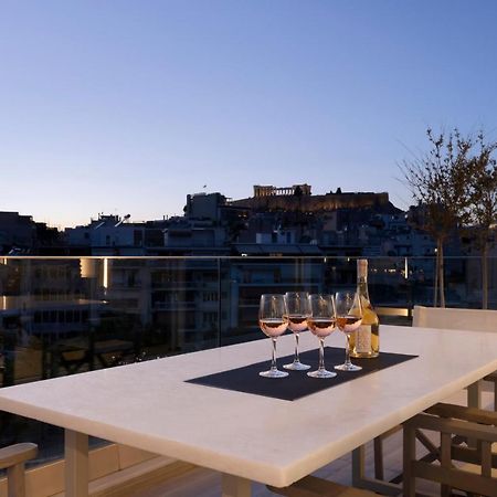 Ueber Lux 2 Bedroom New Penthouse With Acropolis View Athena Bagian luar foto