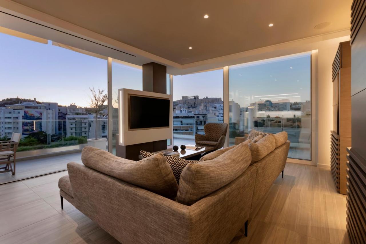 Ueber Lux 2 Bedroom New Penthouse With Acropolis View Athena Bagian luar foto