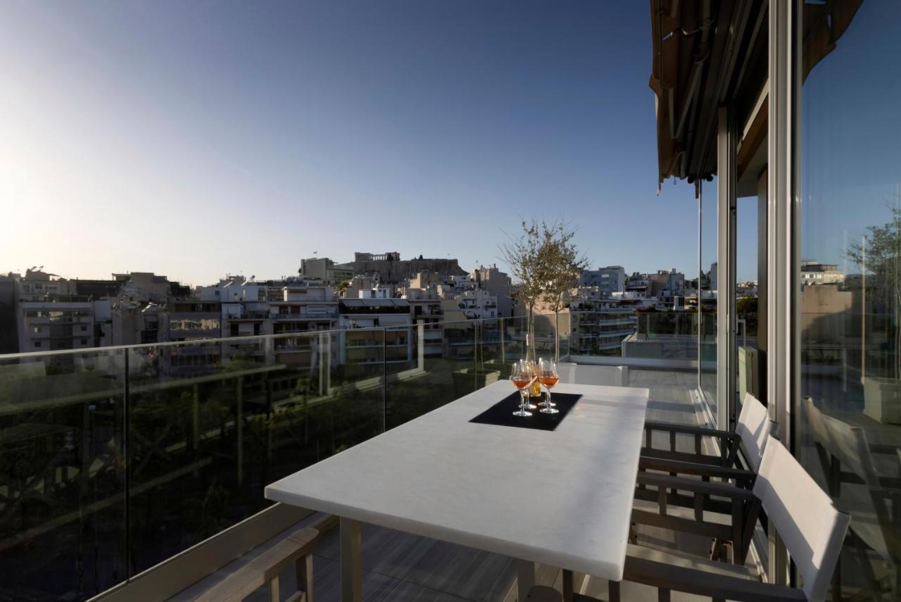 Ueber Lux 2 Bedroom New Penthouse With Acropolis View Athena Bagian luar foto