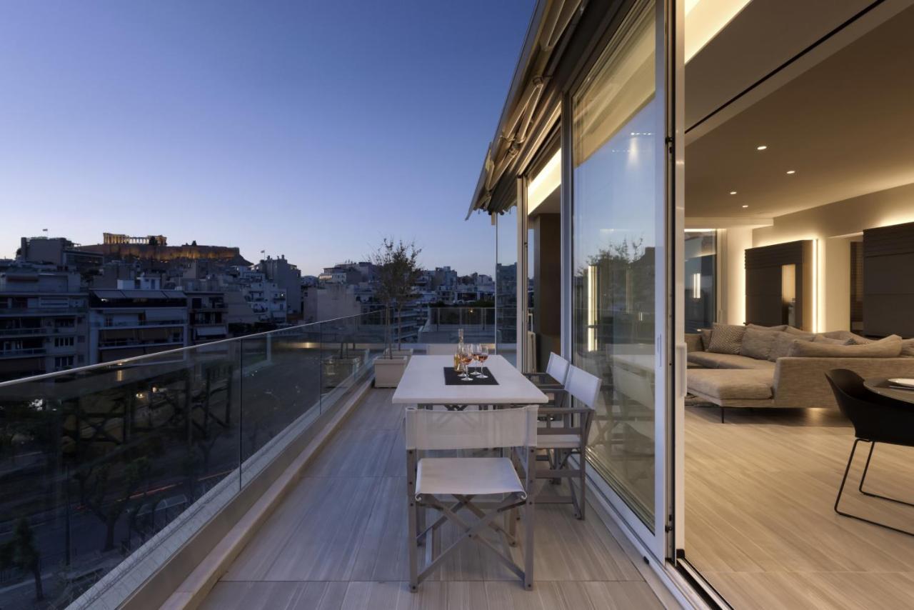 Ueber Lux 2 Bedroom New Penthouse With Acropolis View Athena Bagian luar foto